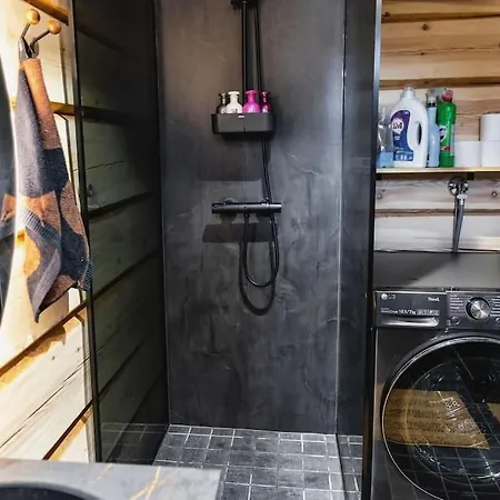 Βίλα Upea Lapin Kulta Hirsihuvila Inarijaerven Rannalla Inari